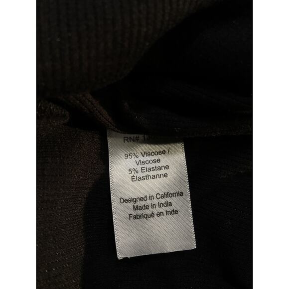 L*Space 'Chandler' Black Mock Neck Cut Out Dress Size XS - Picture 5 of 5